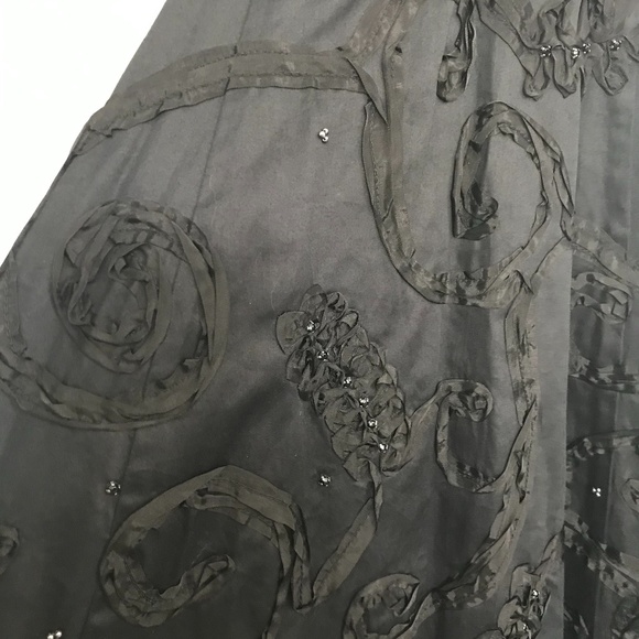 Laundry by Shelli Segal A-Line Skirt with Soutache - Picture 8 of 10